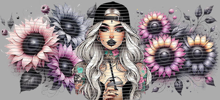 16oz Sunflower Girl-SU-365